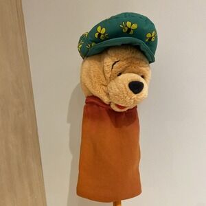Disney Winnie The Pooh Golf Club Head Cover Topper Plush Stuffed Animal Vintage